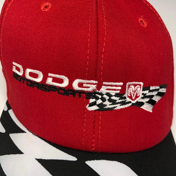Dodge Motorsports Hat Cap Red SnapBack - Picture 4 of 7